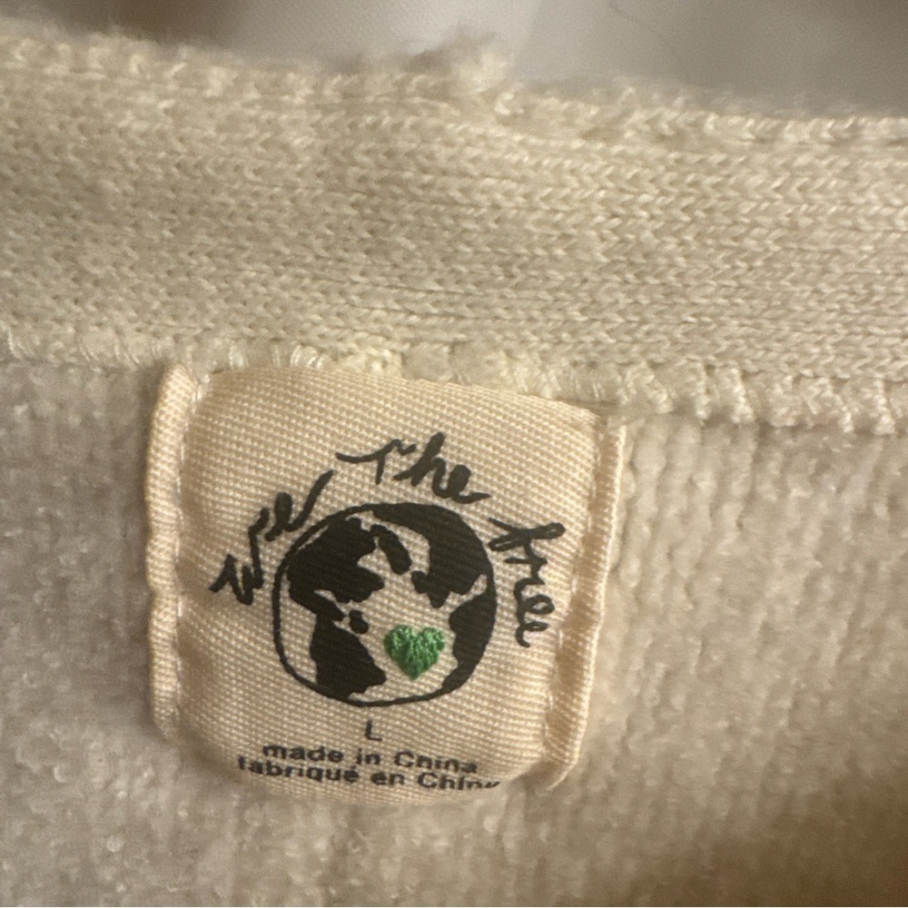 We The Free Off-White Crew Neck Sweater - Picture 2 of 8